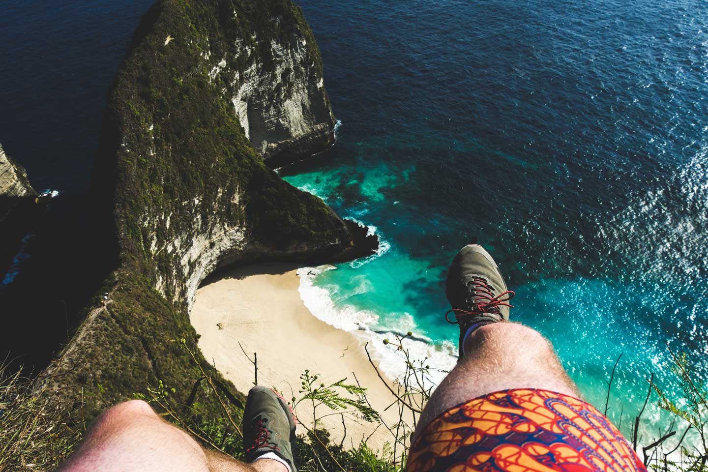 bali man in nusa penida