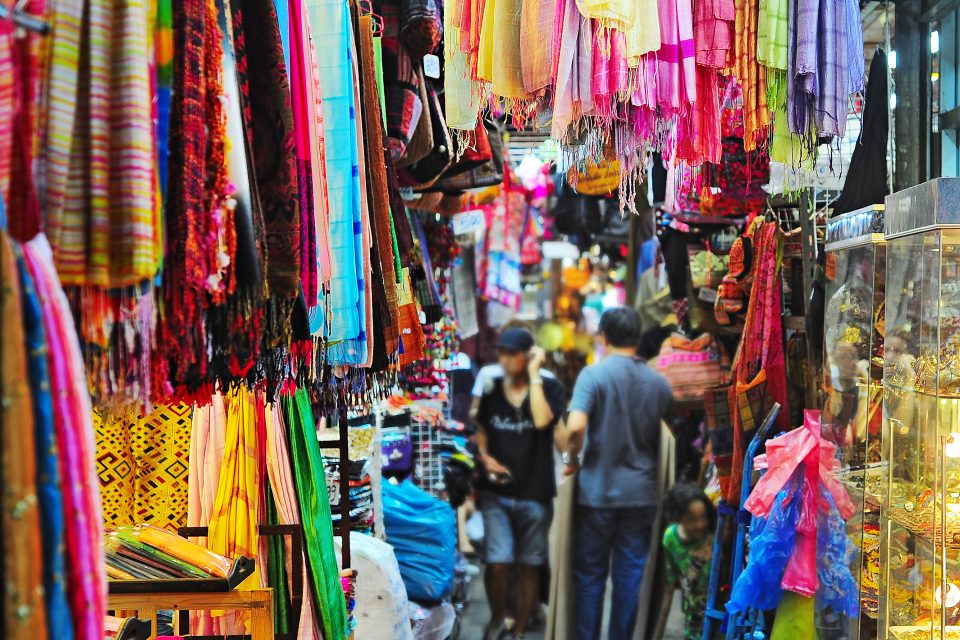 People in a market