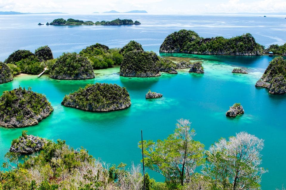 View of Piaynemo, Raja Ampat, Indonesia