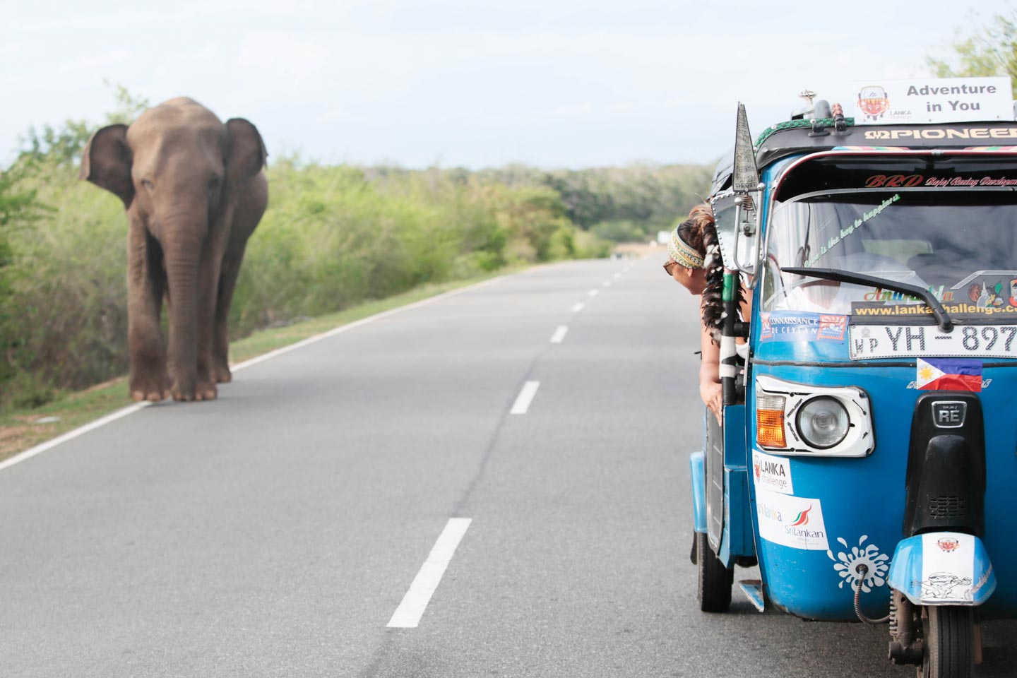 tom and anna (founders of Adventure In You) in Sri Lanka